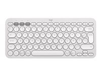 Logitech Pebble Keys 2 K380s - clavier AZERTY Francais blanc ton sur Peripherique d'entree