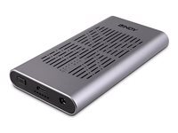 Lindy - boitier externe - fonction de clonage - M.2 NVMe Card / PCIe (NVMe) - USB 3.2 (Gen 2x2)