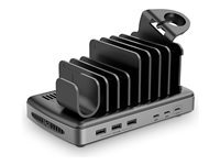 Lindy station de charge - 3 x USB Type A, 3 x USB-C - 160 Watt