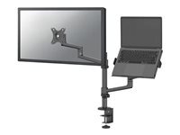 Newstar Neomounts Ds20-425Bl2 - Kit De Montage (Fixation Par Pince Pour Bureau, Passe-Fil De Bureau, Plateau Pour Ordinateur Portable, Bras Pour Moniteur, - Image 4