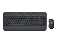 Logitech Signature MK650 Combo for Business - ensemble clavier et souris - QWERTY - Espagnol - graphite Peripherique d'entree
