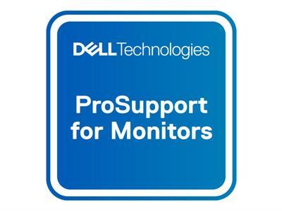 Dell Effectuez une mise  niveau de 3 ans Basic Advanced Exchange vers 5 ans ProSupport for monitors - contrat de maintenance prolong - 5 annes - expdition