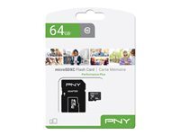 PNY Performance Plus - carte memoire flash - 64 Go - micro SDXC