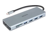 DICOTA - station d'accueil - USB-C - HDMI, DP - 1GbE