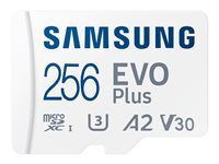 Samsung EVO Plus MB-MC256S - carte memoire flash - 256 Go - microSDXC UHS-I