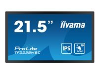 iiyama ProLite TF2238MSC B1 Écran LED 21.5 cadre ouvert écran tactile 1920 x 1080 Full HD IPS 600 cdm² 1000:1 5 ms HDMI DisplayPort - vue 6