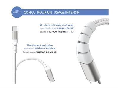 Force Power Lite - USB-C - 24 pin USB-C pour 24 pin USB-C - 1.2 m