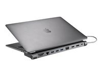 XtremeMac XWH-CDH-13 - station d'accueil - USB-C - VGA, HDMI, DP - 1GbE