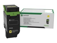 Lexmark - jaune - original - cartouche de toner - LCCP, LRP