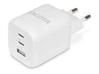 DICOTA adaptateur secteur - compact, GaN - USB, 2 x USB-C - 65 Watt