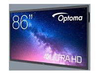 Non Communiqué Noir Optoma Creative Touch 5863Rk - Classe De Diagonale 86" 5-Series Écran Lcd Rétro-Éclairé Par Led - Interactive - Avec Écran Tactile (Multi-Touches) - Android - 4K Uhd (2160P) 3840 X 2160 - Direct Led - Image 5