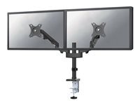 Neomounts Ds70-750Bl2 Kit De Montage Bras Double Reglable En Hauteur Et En Mouvement Pour Ecrans Lcd Taille 2 Noir de Inmac Wstore - Image 1
