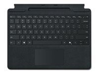 Microsoft Surface Pro Keyboard for Business - clavier - avec rangement pour stylos - avec accelerometre, pave tactile, Surface Slim Pen storage and charging tray - AZERTY - Francais - noir - avec Slim Pen Peripherique d'entree