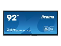 Iiyama Prolite Te9218uwi-B1ag 105 Ecran Lcd Retro-Eclaire Par Led Pour Signaletique Numerique / Communication Interactive Taille 5 de Inmac Wstore