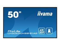 iiyama ProLite LH5065UHSB-B1AG 50 Classe (49.5 visualisable) ecran LCD retro-eclaire par LED - 4K - pour signalisation numerique
