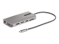StarTech.com Usb-C Triple-Monitor Multiport Adapter, Hdmi/Dp/Card Reader Station D'accueil Usb-C Gen 1 / Thunderbolt 3 / Thunderbolt 4 Hdmi, 2 X Dp 1Gbe Taille 3.2 de Inmac Wstore - Image 1