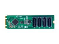StarTech.com 4-Port M.2 To Sata Adapter Card, M.2 Pcie To Sata Hdd/Ssd Expansion Card, Asm1064 Chipset, M.2 Nvme To 4X Hdd/Ssd For Windows/Macos/Linux Adaptateur D'interface Sata M.2 Card Taille 3.0 de Inmac Wstore