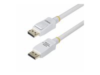 StarTech.com White Vesa Certified Displayport 1.2 Cable With Latches Cable Displayport Displayport Pour Displayport 1.8 6Ft Blanc de Inmac Wstore - Image 1