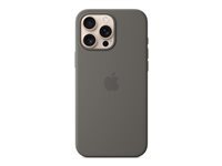 Apple Coque en silicone avec MagSafe pour iPhone 16 Pro Max Gris minéral - Image 4