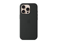 Coque de protection Apple en silicone avec MagSafe pour iPhone 16 Pro Noir - Image 3