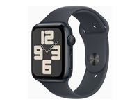 Apple Watch SE (GPS) 2e gnration - aluminium minuit - montre intelligente avec bande sport - minuit - 32 Go