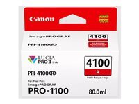 Canon PFI-4100 R - rouge - original - reservoir d'encre