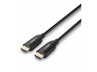 Lindy - Cble HDMI - HDMI mle pour HDMI mle - 70 m - cuivre hybride/fibre optique - noir - support 8K60Hz (7680 x 4320), support 4K120Hz (3840 x 2160)