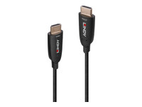 Lindy - Cble HDMI - HDMI mle pour HDMI mle - 100 m - cuivre hybride/fibre optique - noir - support 8K60Hz (7680 x 4320), support 4K120Hz (3840 x 2160)