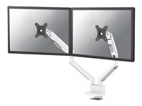 Neomounts DS70-250WH2 Support de table pour écran 2 Écran(s) 43,2 cm (17) - 81,3 cm (32) blanc inclinable, mobile, rotatif, réglable en hauteur - Image 6