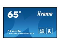 Iiyama Prolite Lh6560uhs-B2ag 65 Ecran Lcd Retro-Eclaire Par Led 4K Pour Signalisation Numerique Taille 4 de Inmac Wstore - Image 1