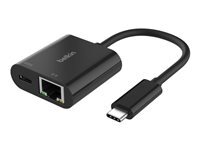 Belkin Adaptateur Reseau Usb-C Gigabit Ethernet X + Usb-C (Uniquement Alimentation) X Taille 1 de Inmac Wstore