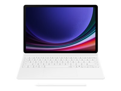 Samsung EF-DX725 - clavier et tui (couverture de livre) - cl AI - avec pav tactile - blanc Priphrique d\'entre
