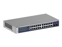NETGEAR GS724T - Version 6 - commutateur - 24 ports - intelligent - Montable sur rack