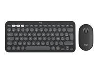 Logitech Pebble Combo For Mac Ensemble Clavier Et Souris Azerty Francais Graphite Ton Sur Ton Peripherique D'entree Taille 2 de Inmac Wstore - Image 1