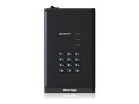 iStorage diskAshur PRO³ - Disque dur - chiffré - 5 To - externe (portable) - USB 3.2 Gen 1 (USB-C connecteur) - 256-bit AES-XTS, FIPS 197 PUB, 256-bit AES-CBC, 256-bit AES-ECB - FIPS (Federal
