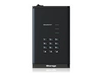 iStorage diskAshur DT³ - Disque dur - chiffré - 8 To - externe (de bureau) - USB 3.2 Gen 1x1 (USB-C connecteur) - 256-bit AES-XTS, FIPS 197, FIPS 140-3 Level 3 - FIPS (Federal Information