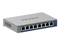 NETGEAR Plus GS108Ev4 - commutateur - 8 ports - non gere - Montable sur rack