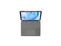 Logitech Combo Touch - clavier et etui - avec trackpad - AZERTY - Francais - gris oxford Peripherique d'entree