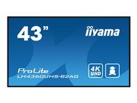 Iiyama - ProLite LH4360UHS-B2AG - Écran d'affichage dynamique - 43 pouces - 4K UHD - Image 3