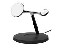 Belkin BoostCharge Pro 3-in-1 support de chargement sans fil - magntique avec Qi2 - + adaptateur secteur - 15 Watt