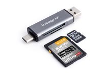 Integral-brand Lecteur de cartes Integral INCRUSB3.2ACSDMSDR USB 3.2 Type-A Type-C 5000 Mbit/s