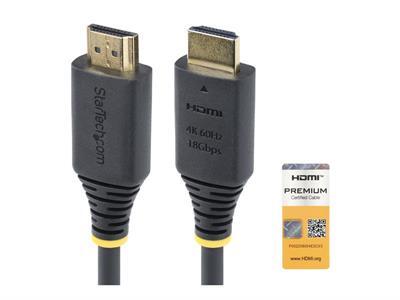 StarTech.com Cble HDMI de 1m Certifi Premium, 4K