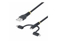StarTech.com Usb Multi Charging Cable, Lightning/Micro-Usb/Type-C Kit Cable Usb 1 3.3Ft de Inmac Wstore
