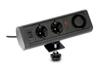 Urban Factory POWEE Desk - coupe-circuit - USB-C/A, chargeur sans fil