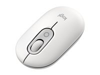 Logitech POP - souris - emoji personnalisable - Bluetooth 5.1 LE - blanc cass