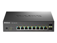 D Link DMS 1250 10SPL Commutateur C2+ intelligent 2 x 1010010002.5G PoE++ + 6 x 1010010002.5G PoE+ + 2 x 10 Gigabit SFP+ de bureau PoE++ - vue 4