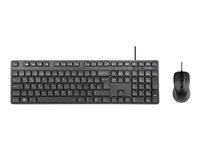 Targus - ensemble clavier et souris - combo full size - AZERTY - Francais - noir Peripherique d'entree