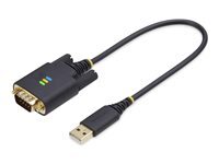 StarTech.com 1ft (30cm) USB to Serial Adapter Cable, COM Retention, RS232 - cable USB / serie - USB pour DB-9 - 30.5 cm