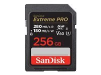 SanDisk Extreme Pro - carte mmoire flash - 256 Go - SDXC UHS-II