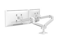 Support écran Ergotron LX Pro Series 45-686-290 double bras blanc ergonomique - Image 4